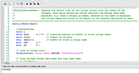 Macro Custom Functionality