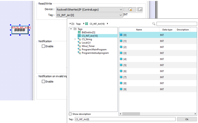 EBPro Address Tag Window 