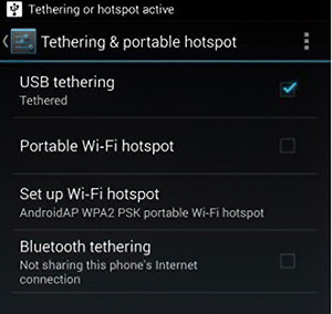 USB Tethering