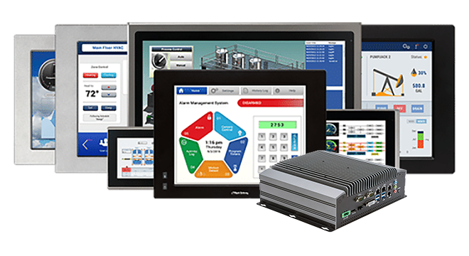 Extended temperature industrial PC built for extreme environments, featuring wide operating temperature range (e.g., -40°C to 70°C), fanless rugged design, solid-state components, and industrial-grade reliability