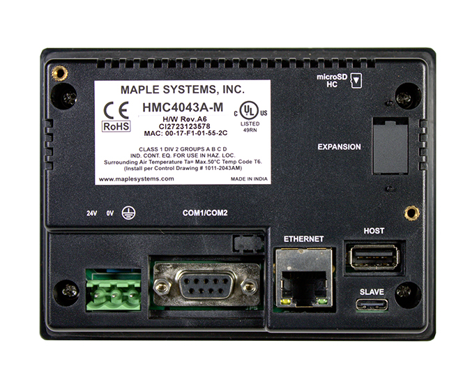 HMC4043A-M Back View