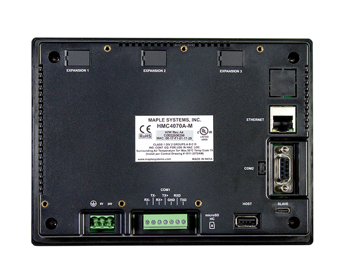 HMC4070A-M Back View