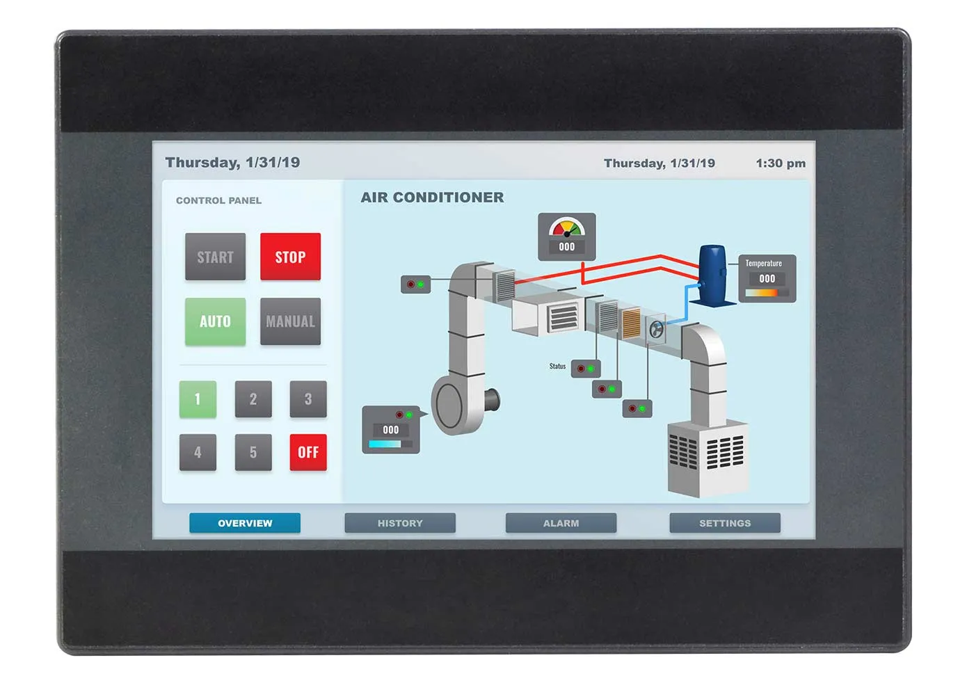 HMI5070B Front View