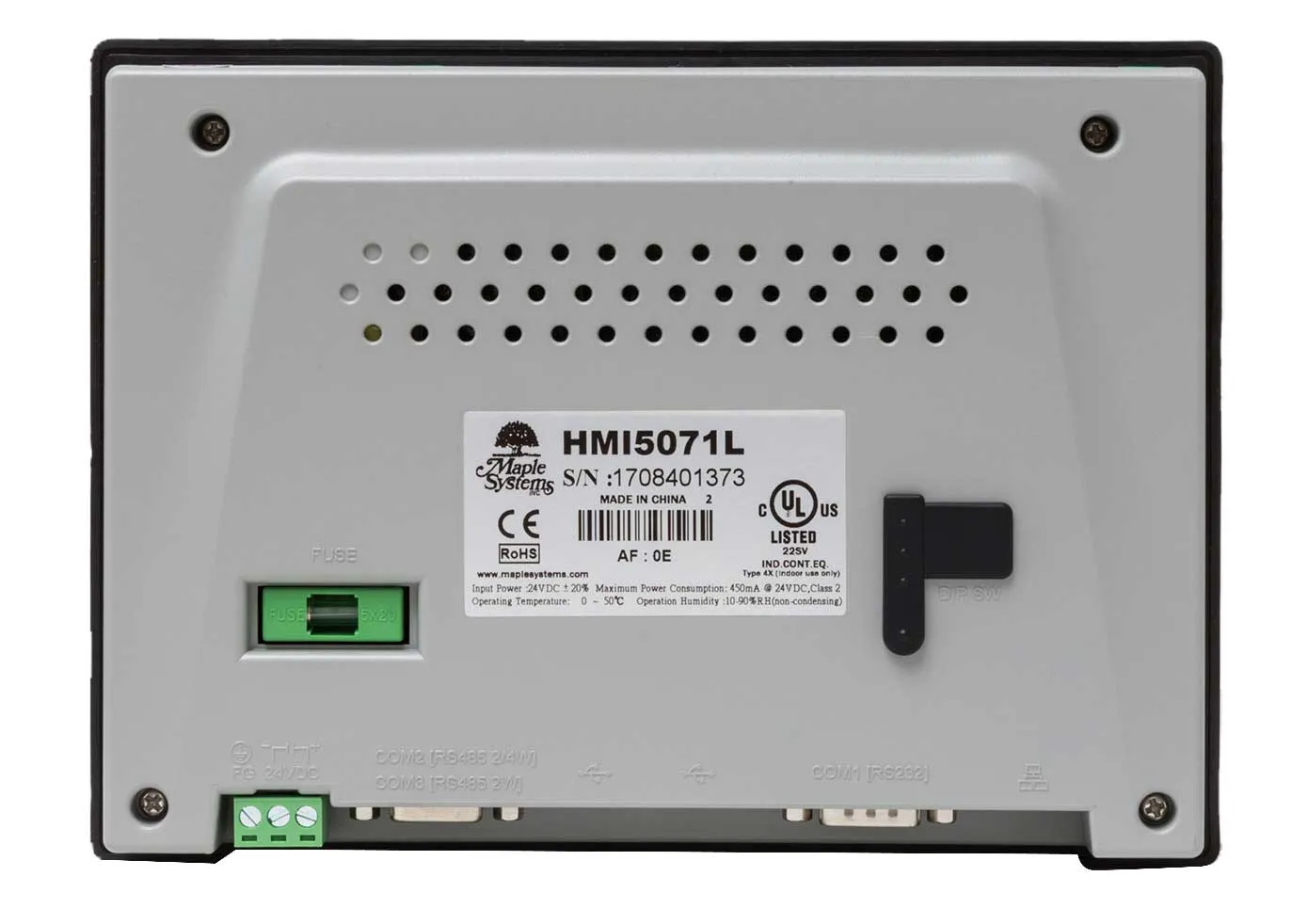 HMI5071L Back View