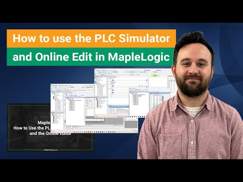 Cover image for How to use the PLC Simulator and Online Edit in MapleLogic tutorial