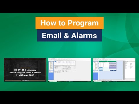 Cover image for How to Program Email & Alarms tutorial