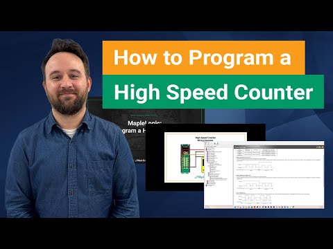 Cover image for How to Program a High Speed Counter tutorial