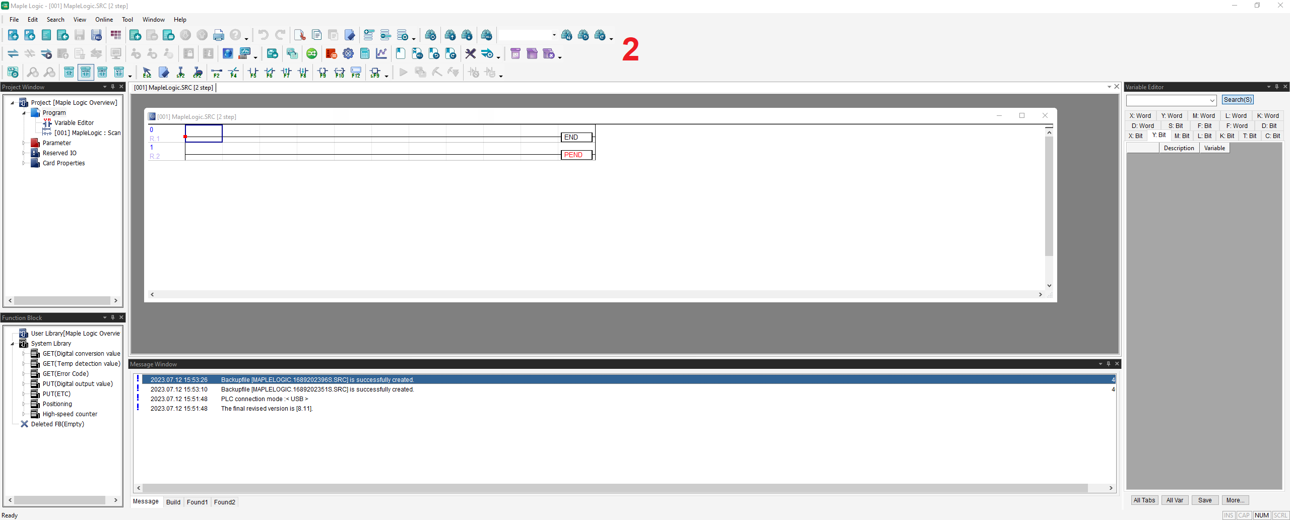Maple Logic Tool Bar