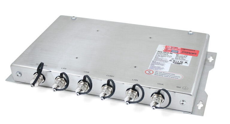 Stainless Steel, C1D2 Industrial Box PC with M12 Connectors