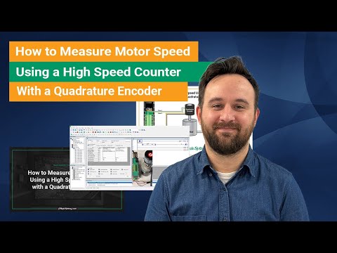 Cover image for How to Measure Motor Speed Using a High Speed Counter with a Quadrature Encoder tutorial