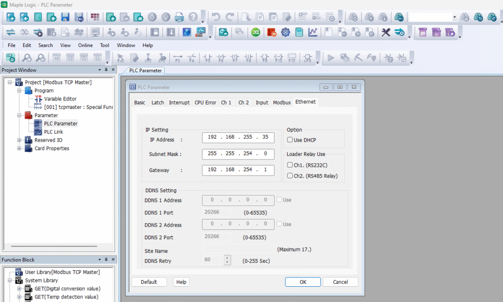 3050-Modbus-TCP-Master-master-device-ip-config