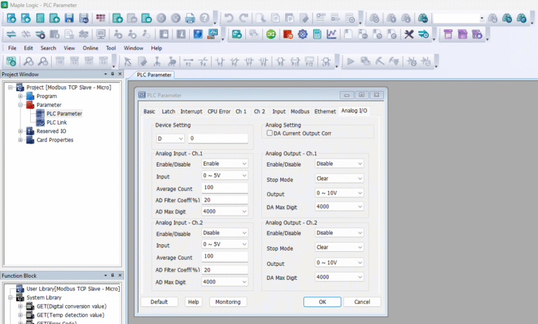 How to Set Up your Maple Modular PLC as a Modbus TCP Master Device
