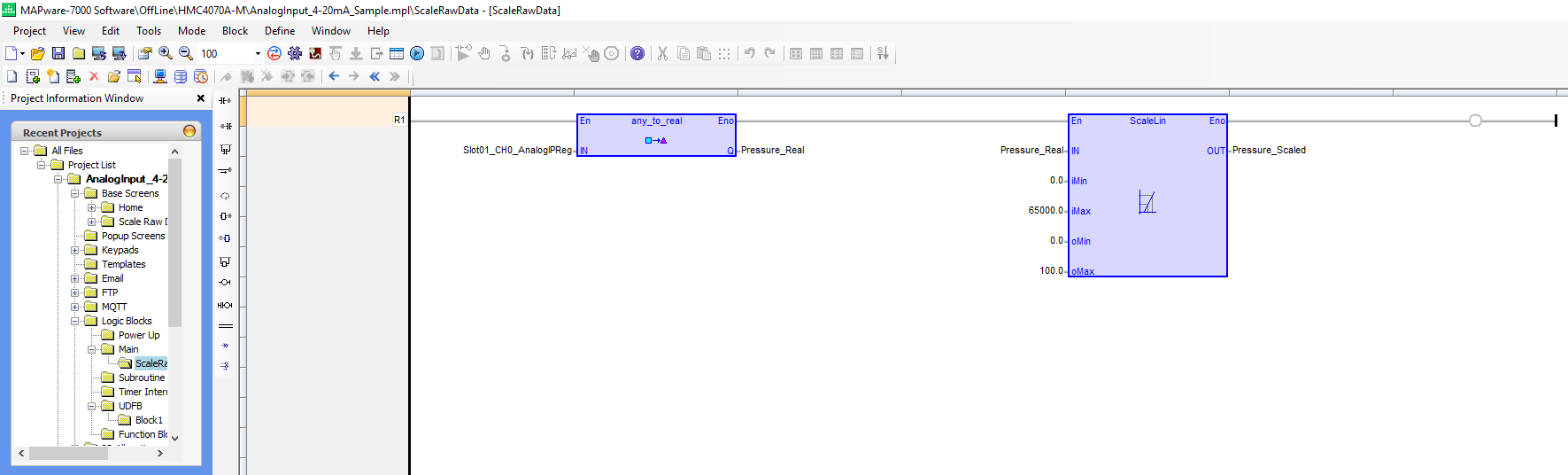 How To Read Analog Input Correct (4-20mA) with MAPware-7000
