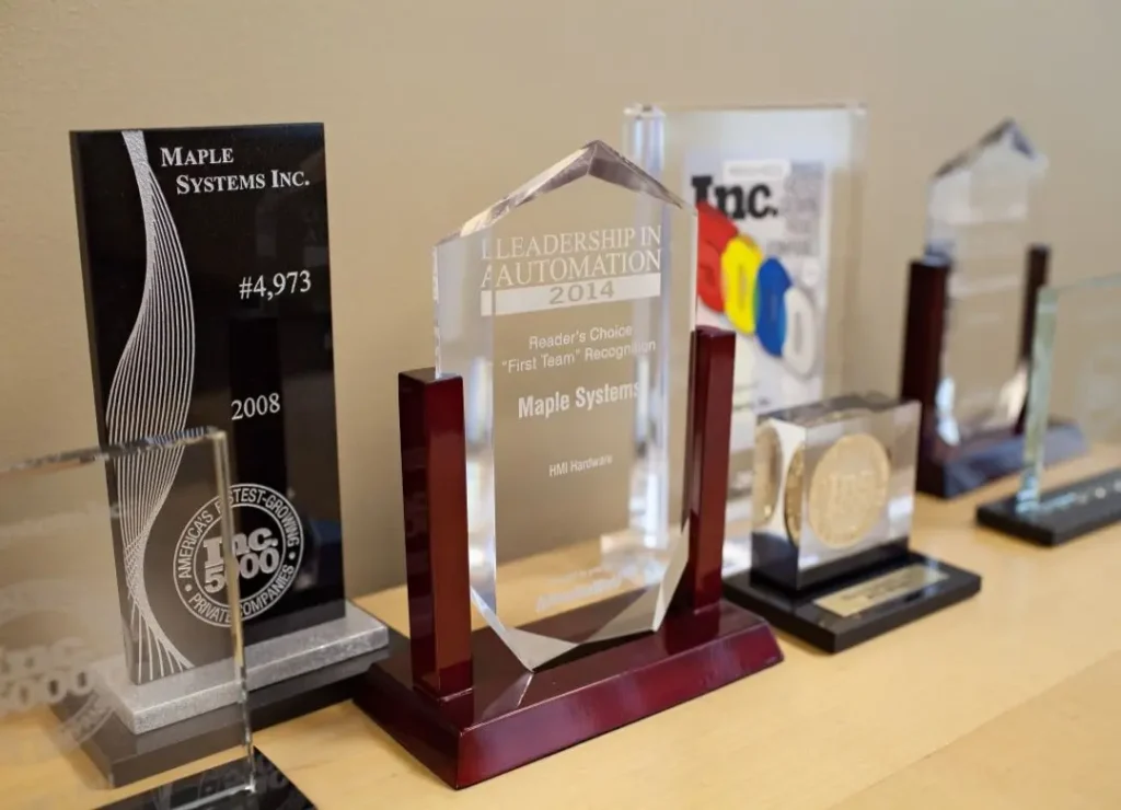 M02 View of Maple Systems awards