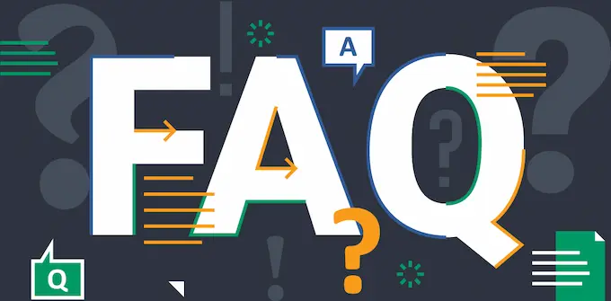 Banner for FAQ page