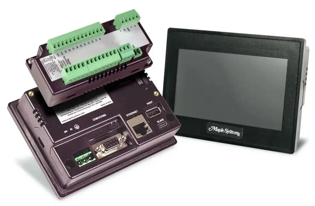 remote-access-building An image of an HMI + PLC combo unit