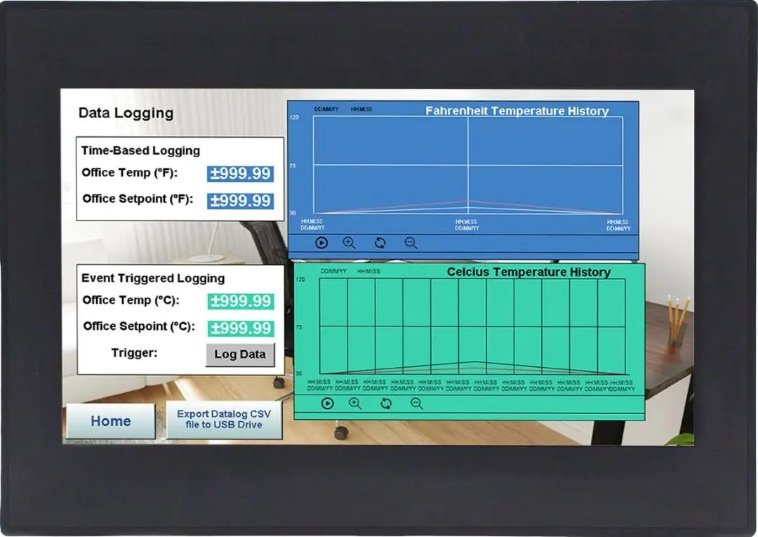 HMI Screen of HMC4101A-M