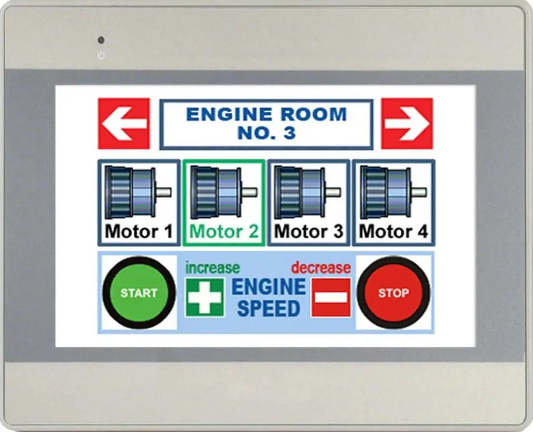 HMI Screen of HMI5043Lv2