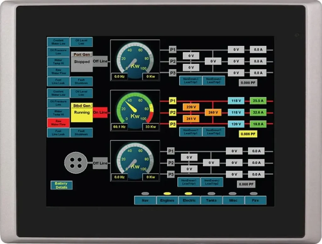 Screen of the OMI6808B
