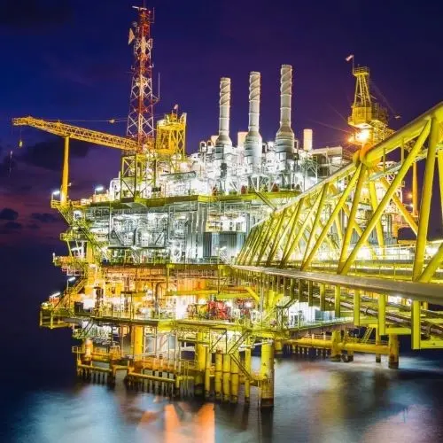 Big oil and gas factory