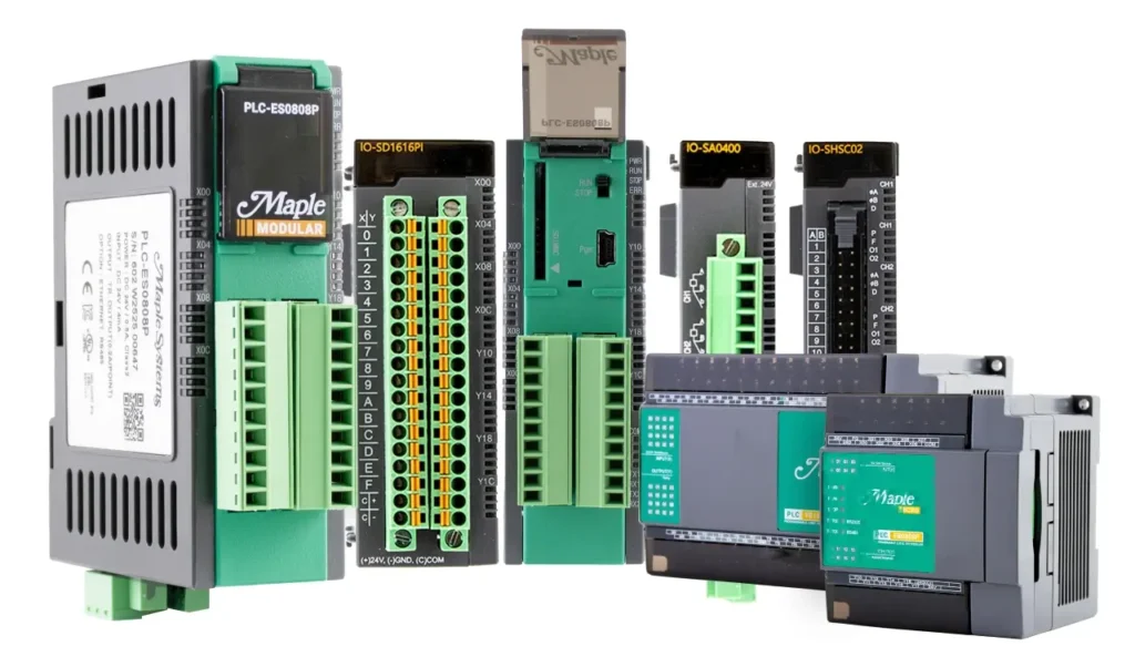 Group of PLCs by Maple Systems