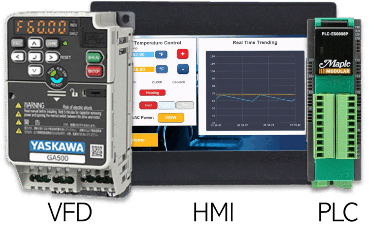 Cover image for Controlling a VFD with a PLC and an HMI