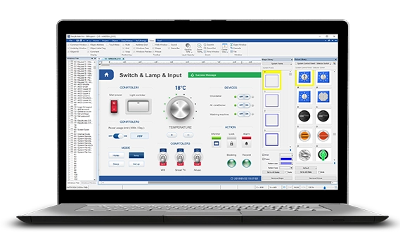 Explore our user-friendly HMI Configuration software, EBPro