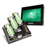 HMI+PLC with three expansion I/O modules