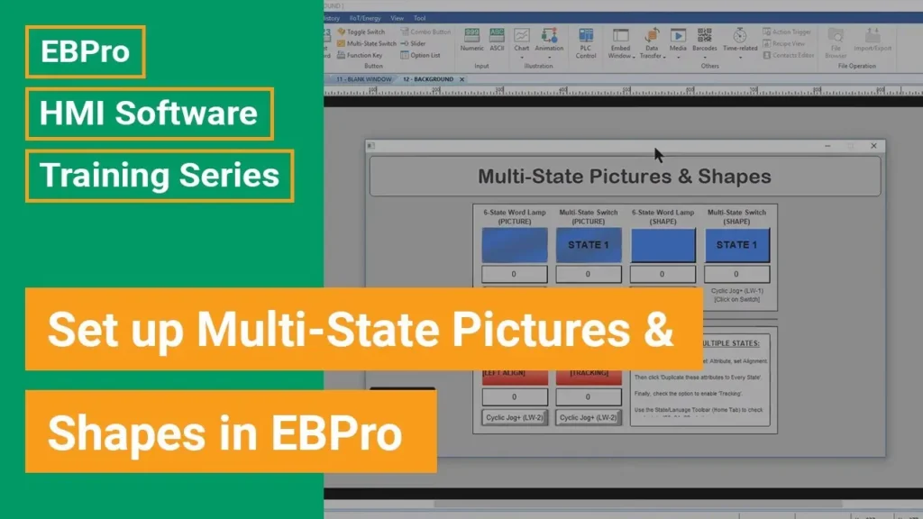 Set up Multi-State Pictures & Shapes in EBPro