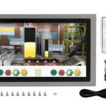 What is included with a purchase of the OMI6818 Industrial Panel PC is: Warranty Statement, Installation Instruction, Product Flyer, DC Power Connector, DC Power Adapter with cord, 2-Pin Remote Power Switch connector, Mounting Kit (Quantity determined by screen size)