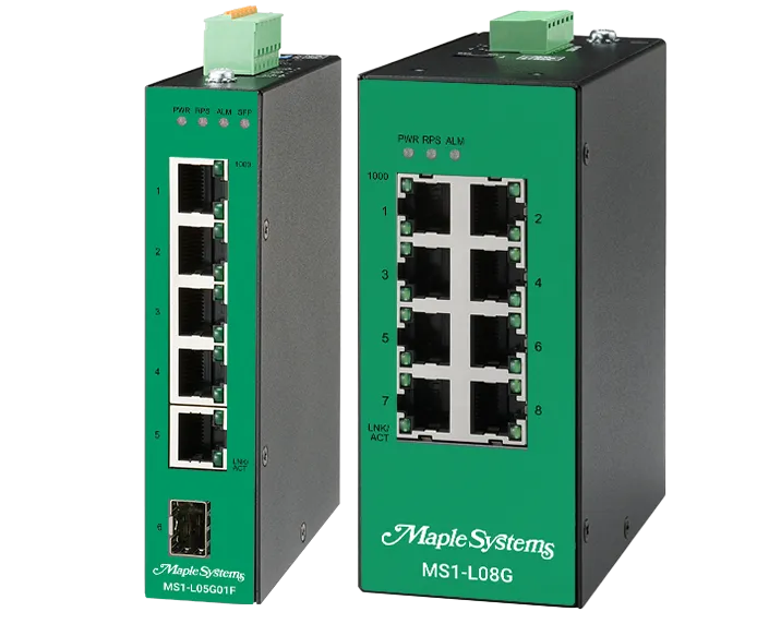 Group of Industrial Lite-Managed Switches