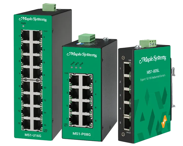 Unmanaged Industrial Network Switches