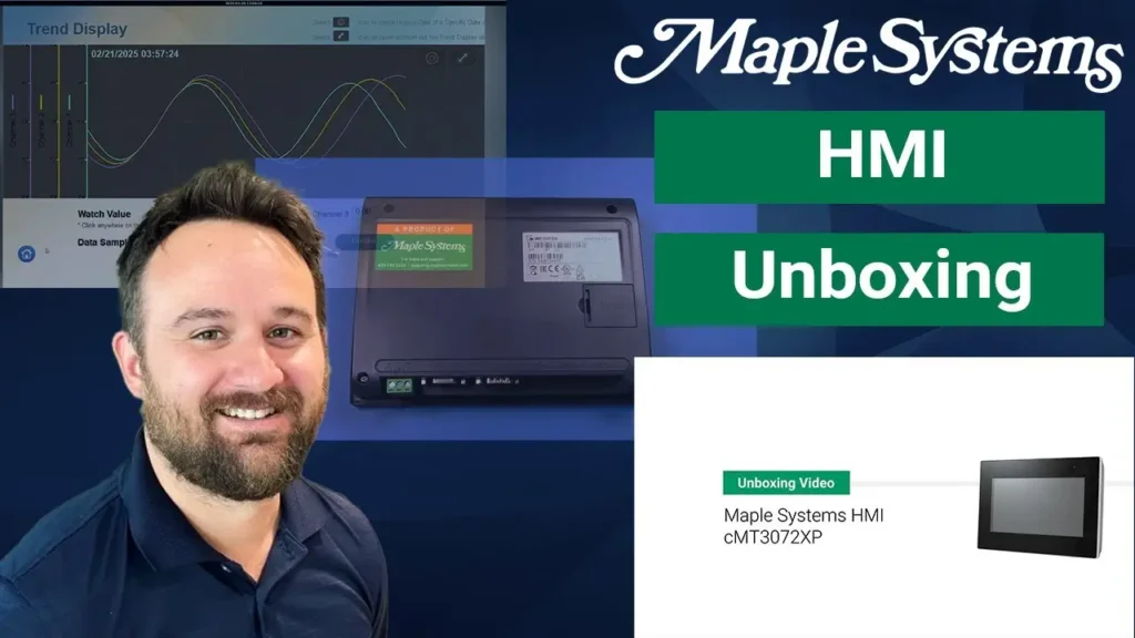 Unboxing a Maple Systems HMI (cMT3072XP) Video Poster