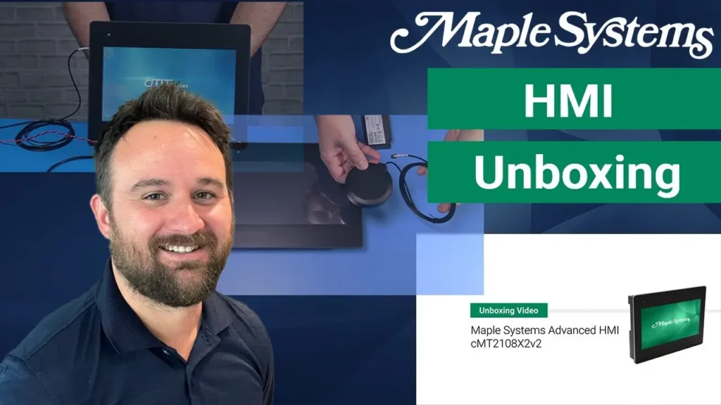 Unboxing a Maple Systems HMI (cMT2108X2v2) Video Poster