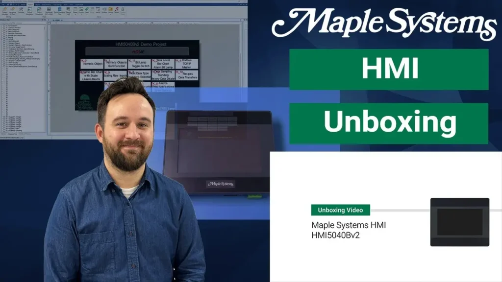 Unboxing a Maple Systems HMI (HMI5040Bv2) Video Poster