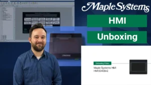 Unboxing a Maple Systems HMI (HMI5040Bv2) Video Poster