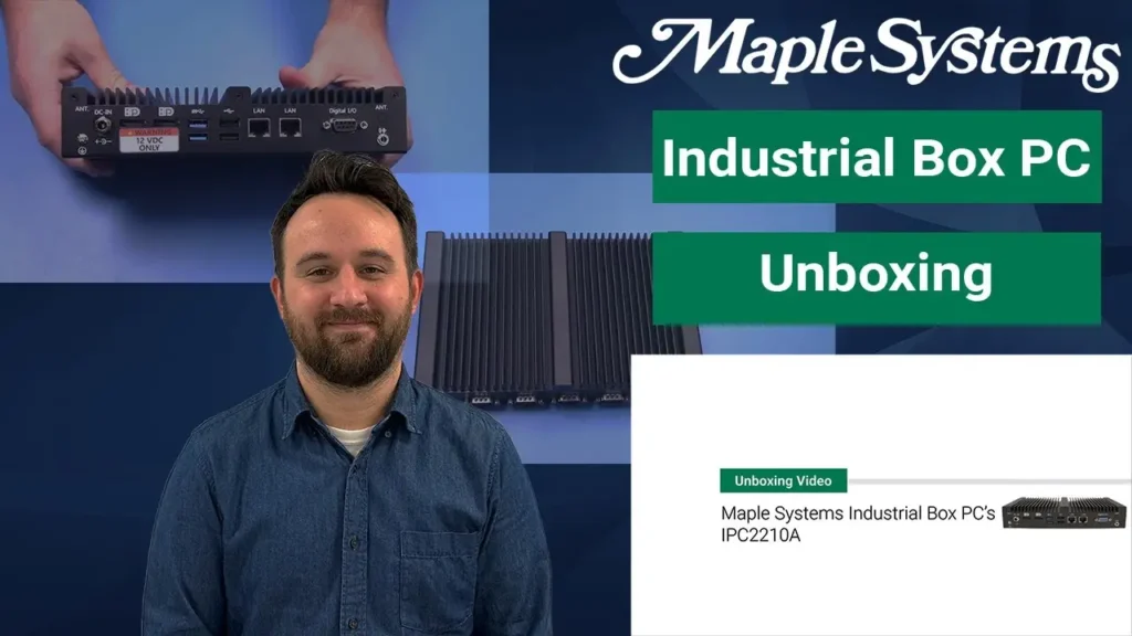 Unboxing a Maple Systems Industrial Box PC (IPC2210A) Video Poster
