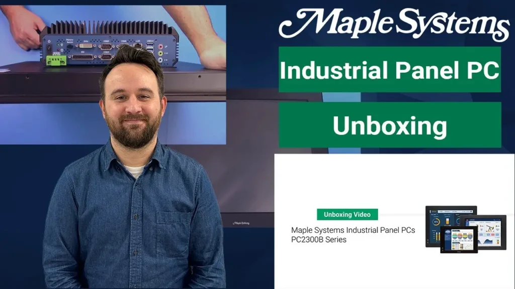 Unboxing a Maple Systems Industrial Panel PC (PC2300B) Video Poster