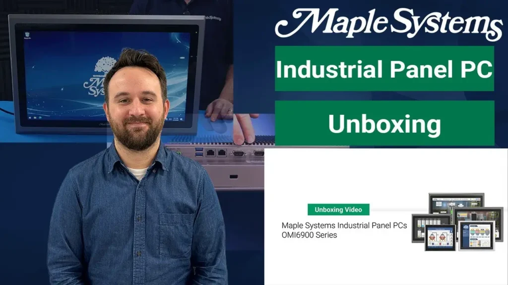 Unboxing a Maple Systems Industrial Panel PC (OMI6900) Video Poster