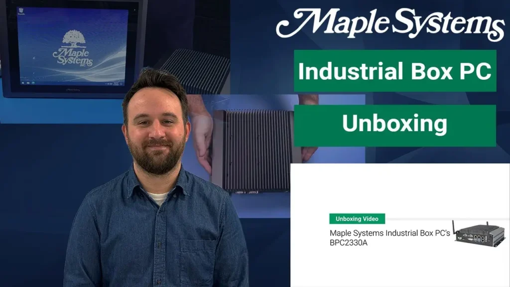 Unboxing a Maple Systems Industrial Box PC (BPC2330A) Video Poster