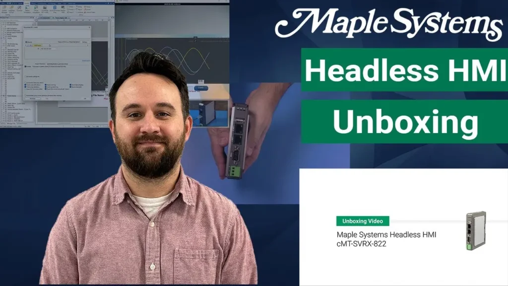Unboxing a Maple Systems HMI (cMT-SVRX-822) Video Poster