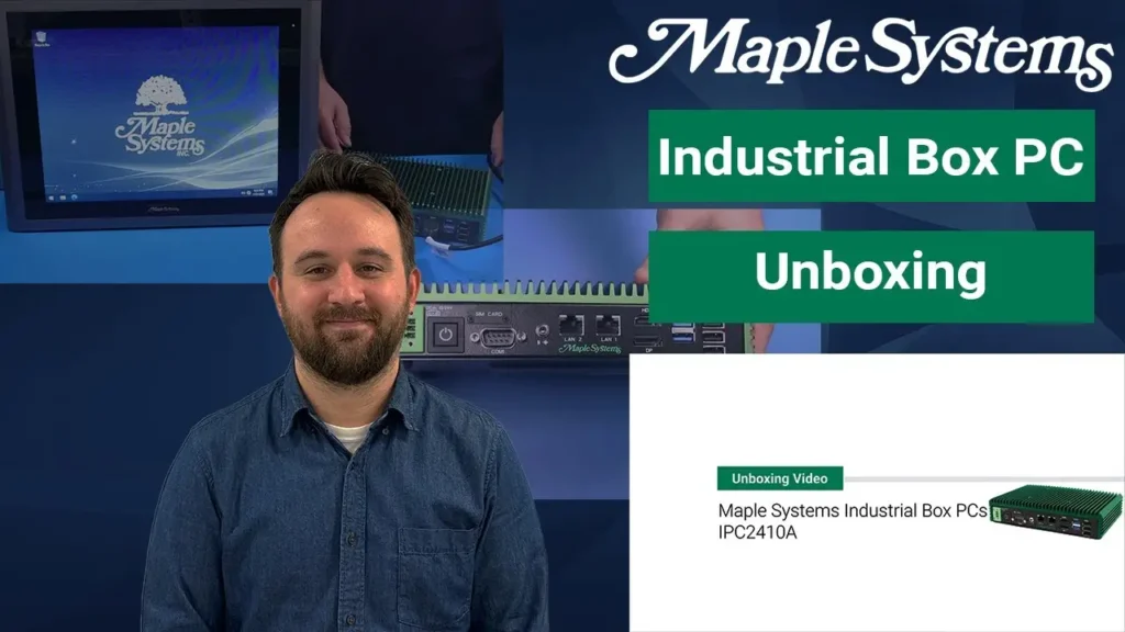 Unboxing a Maple Systems Industrial Box PC (IPC2410A) Video Poster