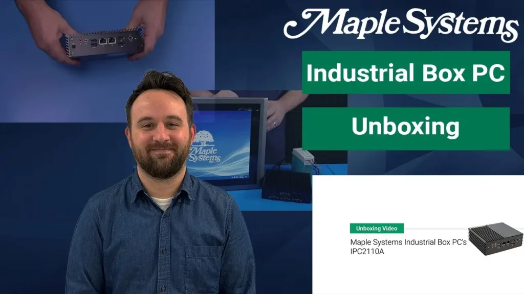Unboxing a Maple Systems Industrial Box PC (IPC2110A) Video Poster