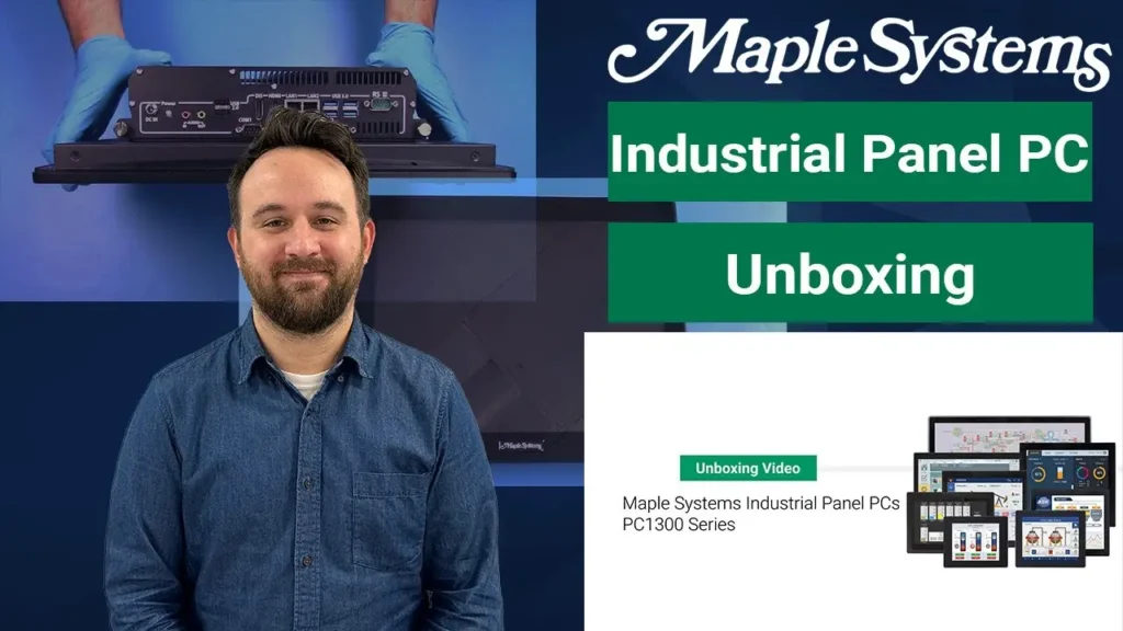Unboxing a Maple Systems Industrial Panel PC (PC1300) Video Poster