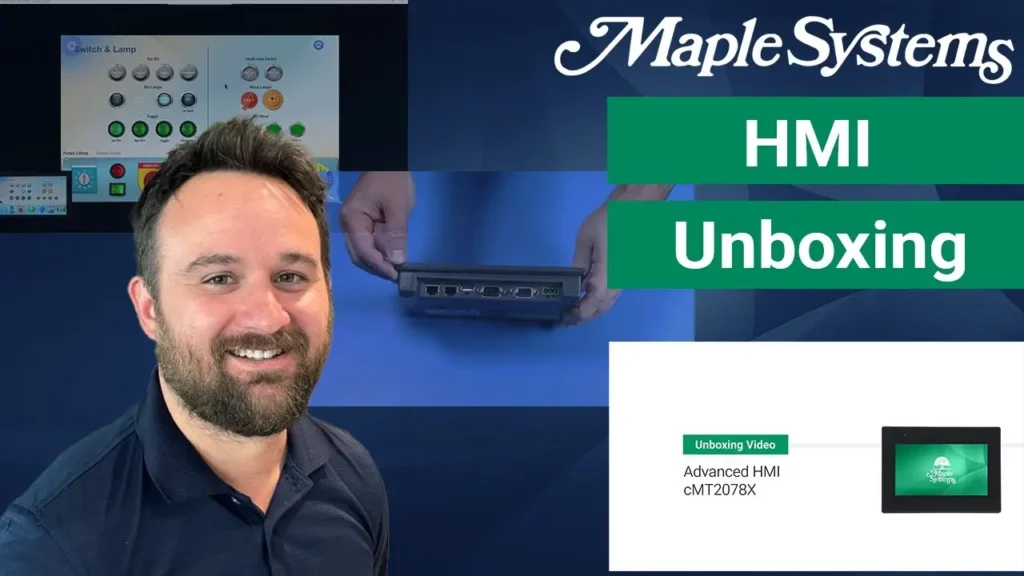 Unboxing a Maple Systems HMI (cMT2078X) Video Poster