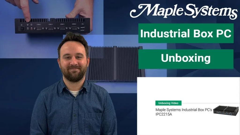 Unboxing a Maple Systems Industrial Box PC (IPC2215A) Video Poster