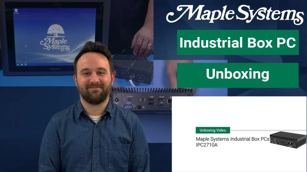 Unboxing a Maple Systems Industrial Box PC (IPC2710A) Video Poster