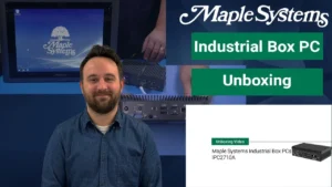 Unboxing a Maple Systems Industrial Box PC (IPC2710A) Video Poster