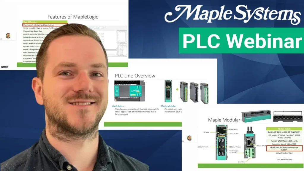 Maple Systems PLC Webinar Video Poster