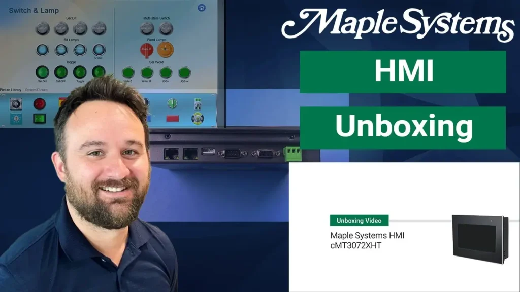 Unboxing a Maple Systems HMI (cMT3072XHT) Video Poster